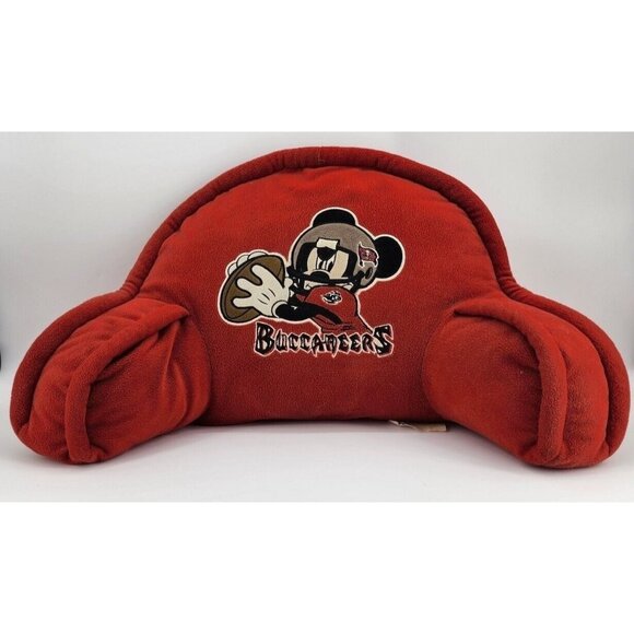 Tampa Bay Buccaneers Mickey Mouse Gaming Pillow Bedrest Disney NFL Football - Picture 1 of 10